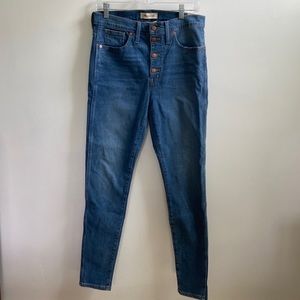 NWT Madewell 10” High Rise Skinny